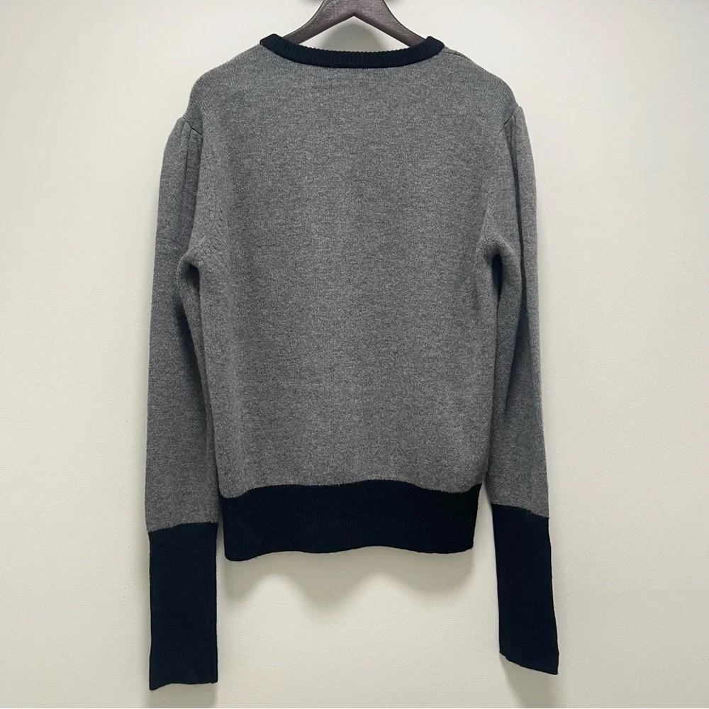 Random Identities Wool Cashmere Blend Crew Neck Gray Sweater Size Medium
